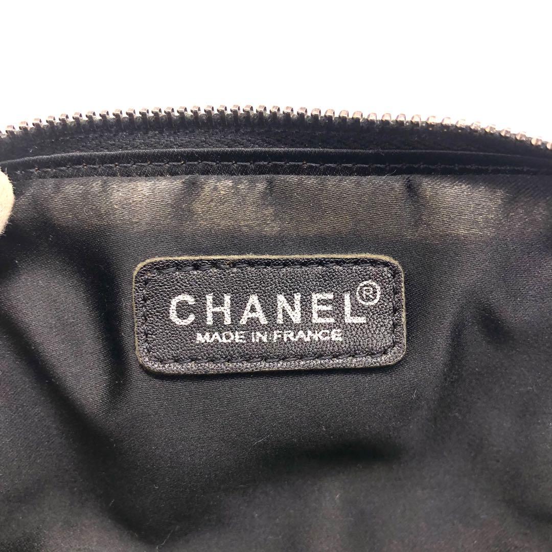 【美品】CHANEL ケース ポーチ ニュートラベル ココマーク ブラック