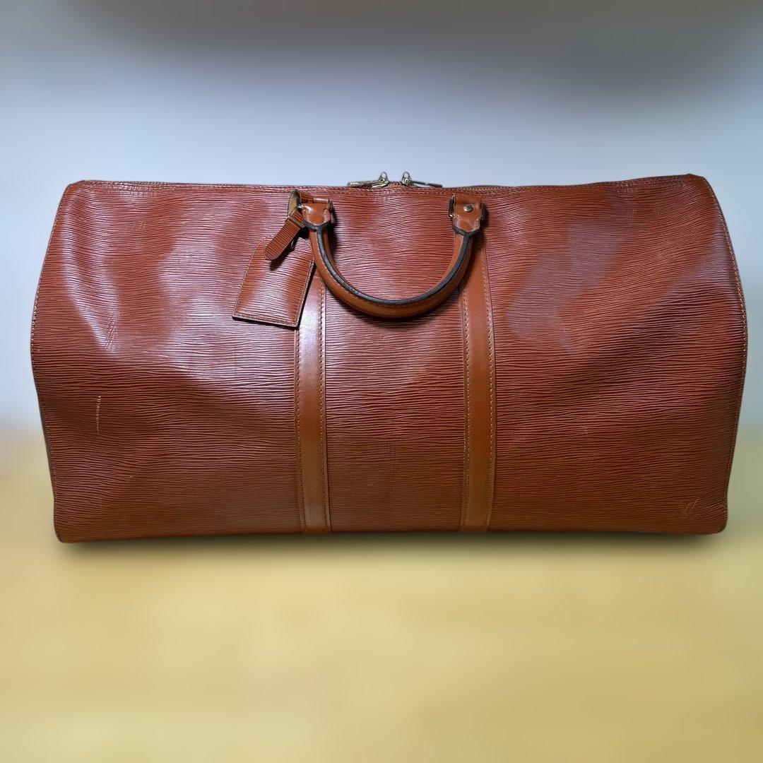 LOUIS VUITTON ルイヴィトン　キーポル55 エピ　ケニアブラウン