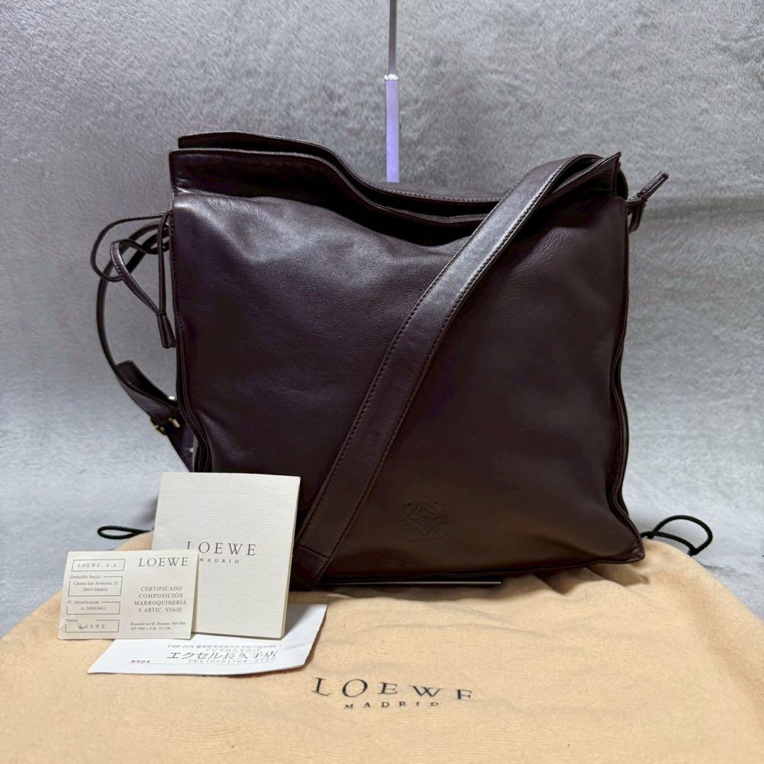 バッグ LOEWE Flamenco Anagram Drawstring Bag