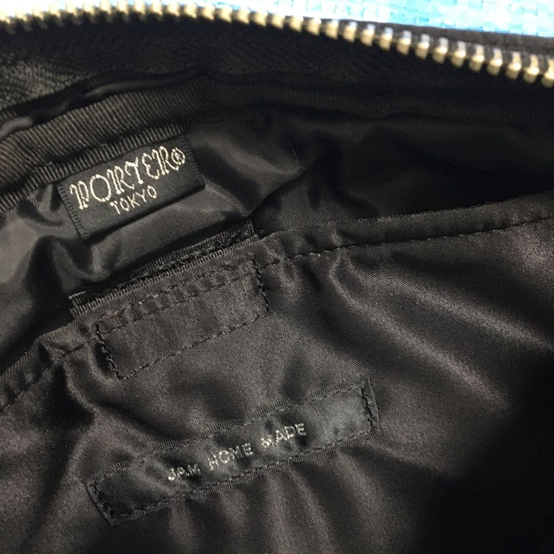 ポーター　ジャムホームメイド ショルダーバッグ スタッズ ナイロン 黒