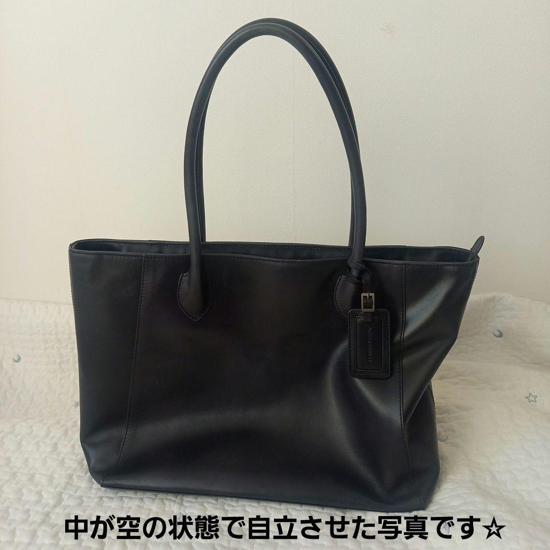 【保存バッグ付き☆】マザーハウス　アンティークボックストート　ブラック