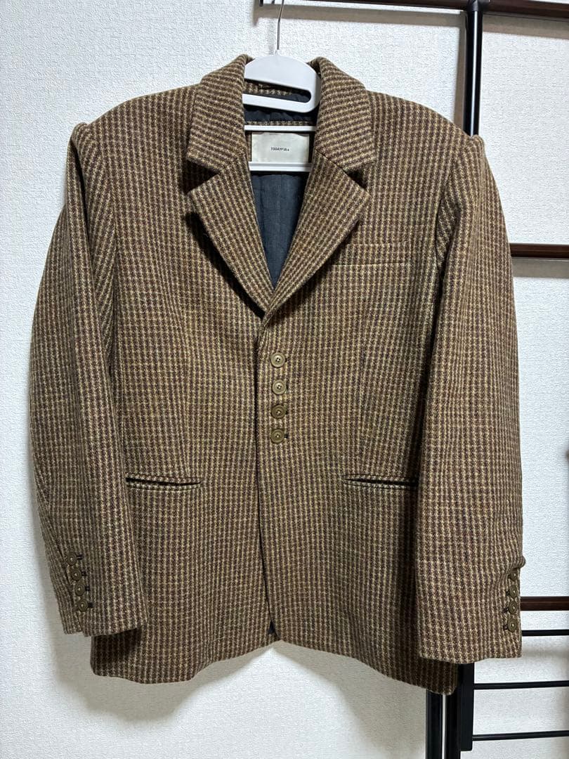 TODAYFUL Wool100% Check Jacket 美品