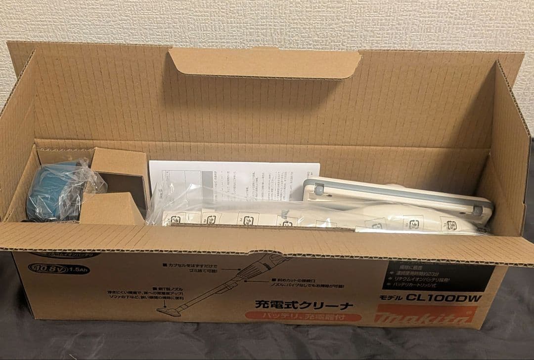 マキタ　Makita CL100DW ハンディクリーナー３台　フィルタ付