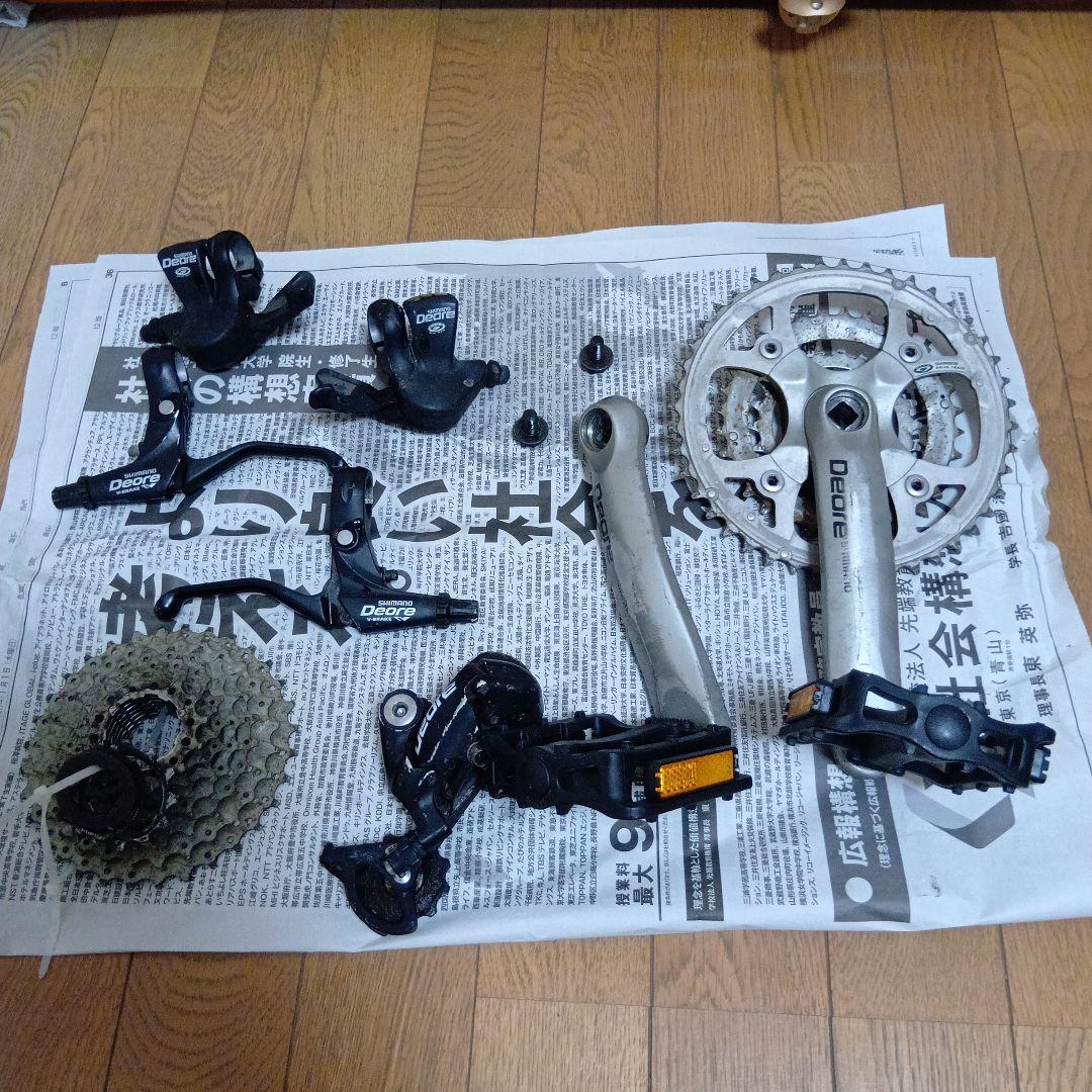 Shimano Deore 9速シフター・ディレイラーセット