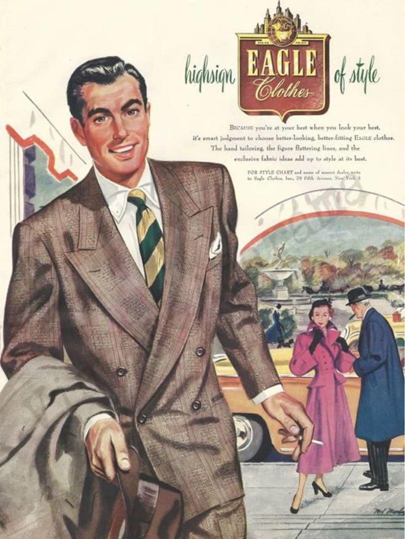 【フォロー割適用】50sバーガンディ ツイードテーラードジャケット ロカビリー