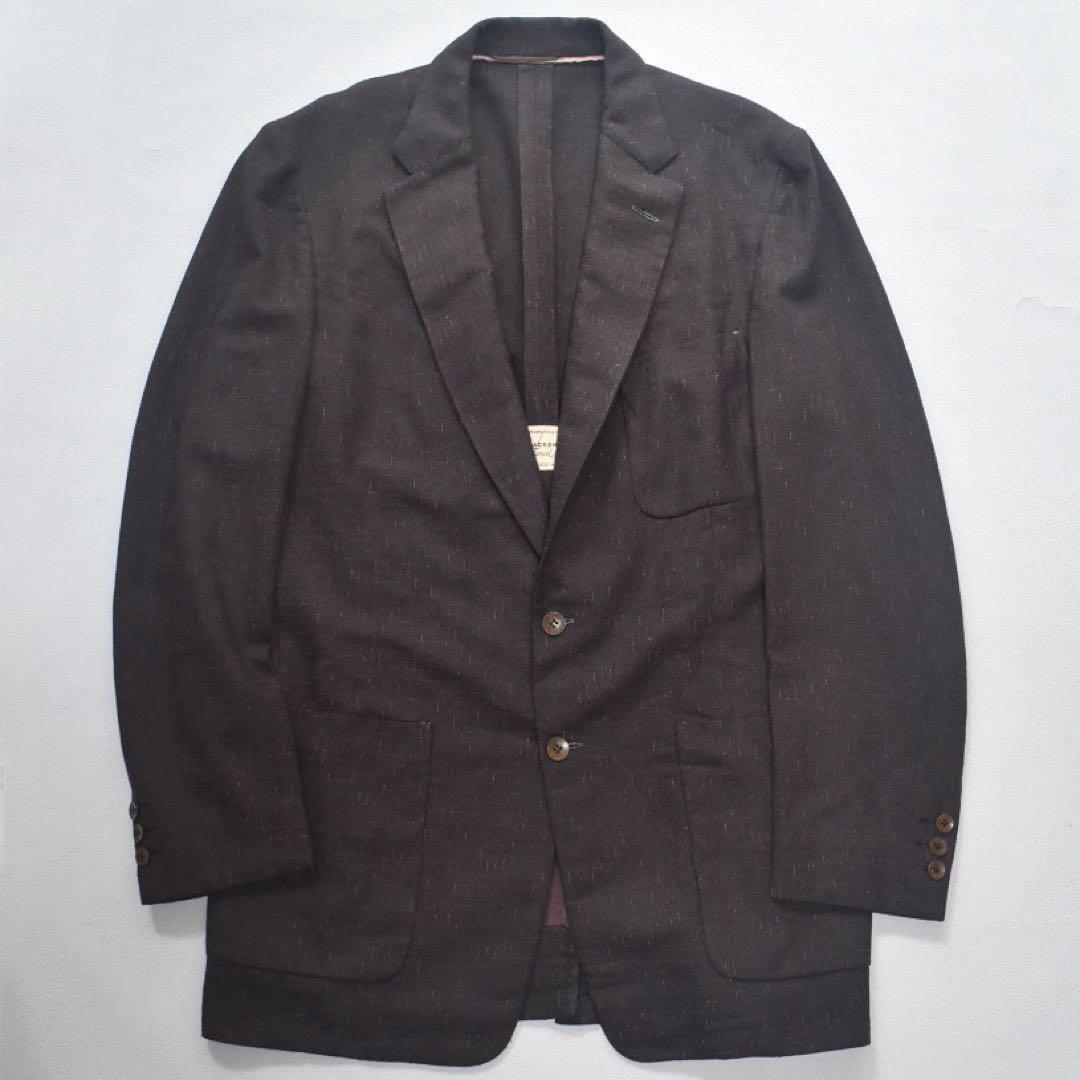 【フォロー割適用】50sバーガンディ ツイードテーラードジャケット ロカビリー
