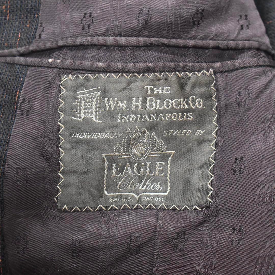 【フォロー割適用】50sバーガンディ ツイードテーラードジャケット ロカビリー