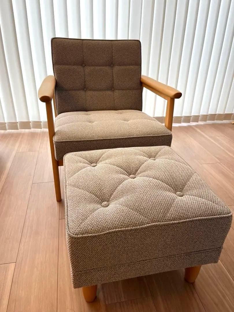 カリモク60 Kチェア1シーター ミストグレー