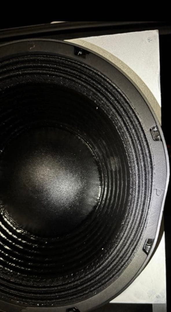 【1発目】中華 スピーカー 12インチ 2発セット フレーム歪みあり 動作良好