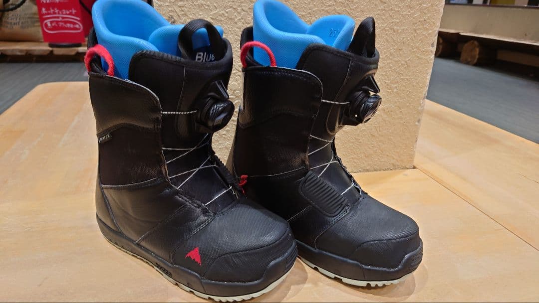 ＊BURTON スノーボードブーツ ボア ブラック/8／25　 24.5〜25