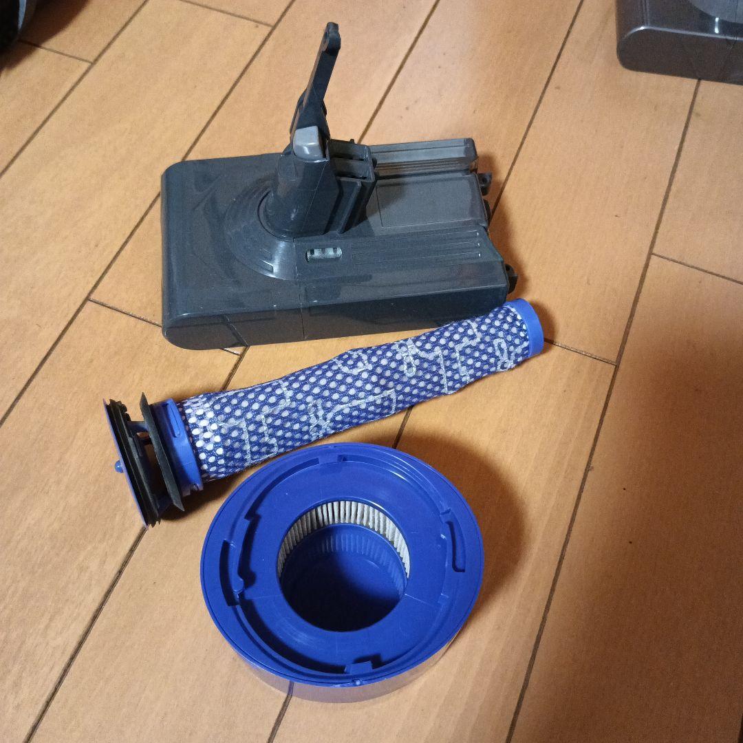 清掃 除菌済 Dyson V8 (SV12)掃除機 本体 各種 社外バッテリー付
