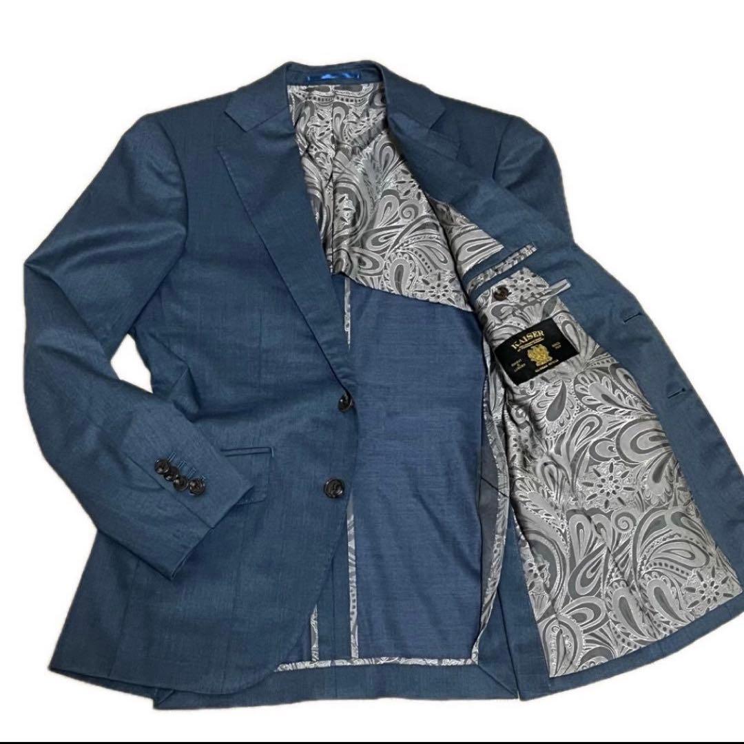 美品✨現行 REDA×グローバルスタイル 最高級 KAISER スーツ 3ピース