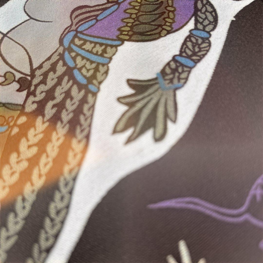 あ*い様 トクコ　星座キャラクター柄 長袖チュニック 黒　TOKUKO