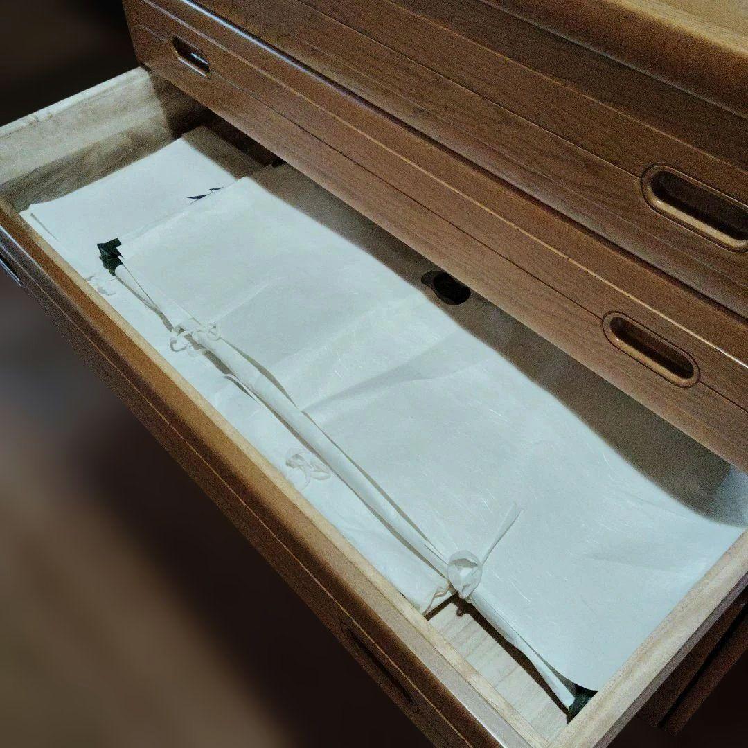 【送料込み】ミズナラ　天然木　和洋タンス　整理タンス　箪笥