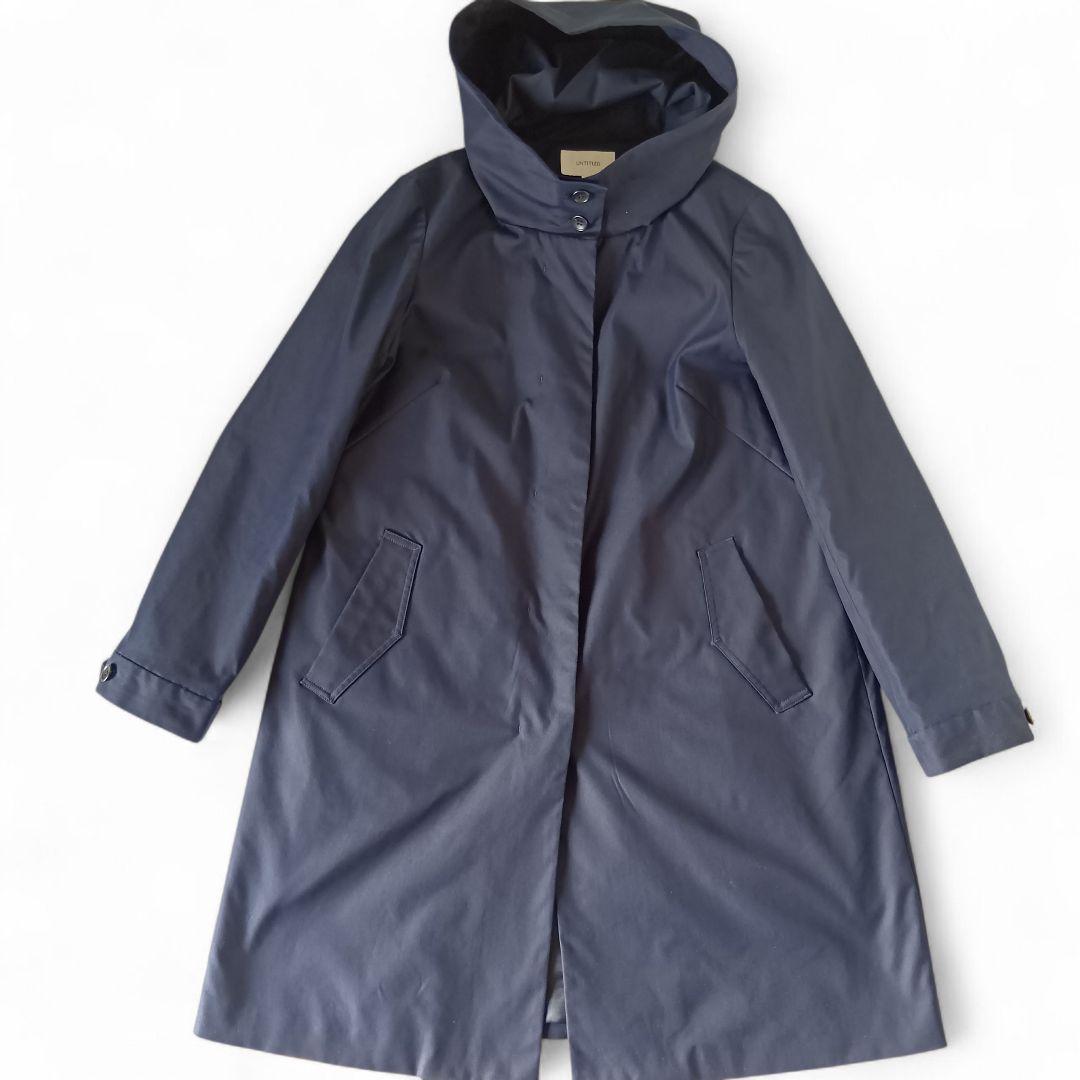 美品✩アンタイトル Thermore ライナー付 フーデットコート 撥水　L