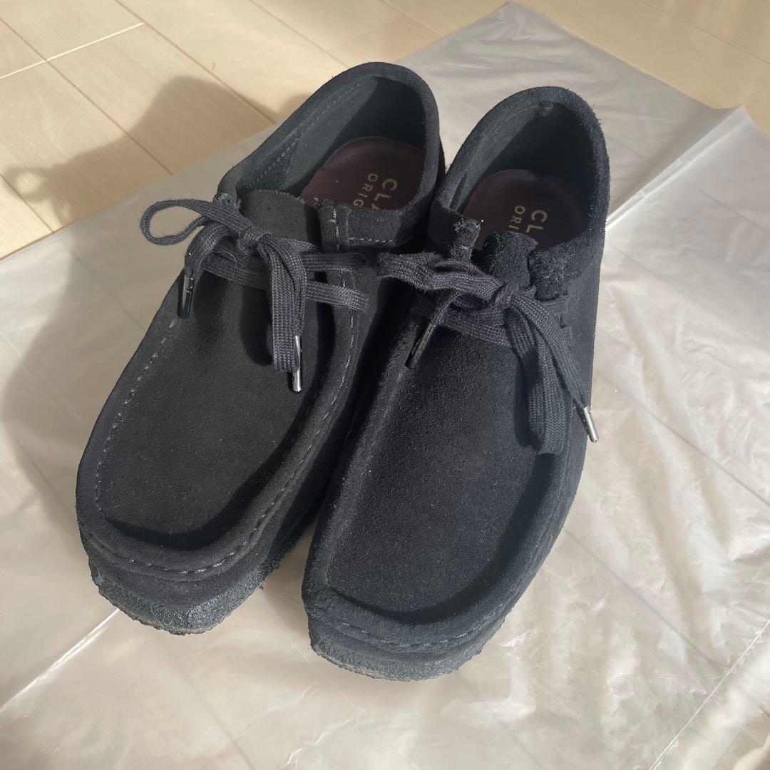 Clarks クラークス　ワラビー　UK6 24cm ブラック