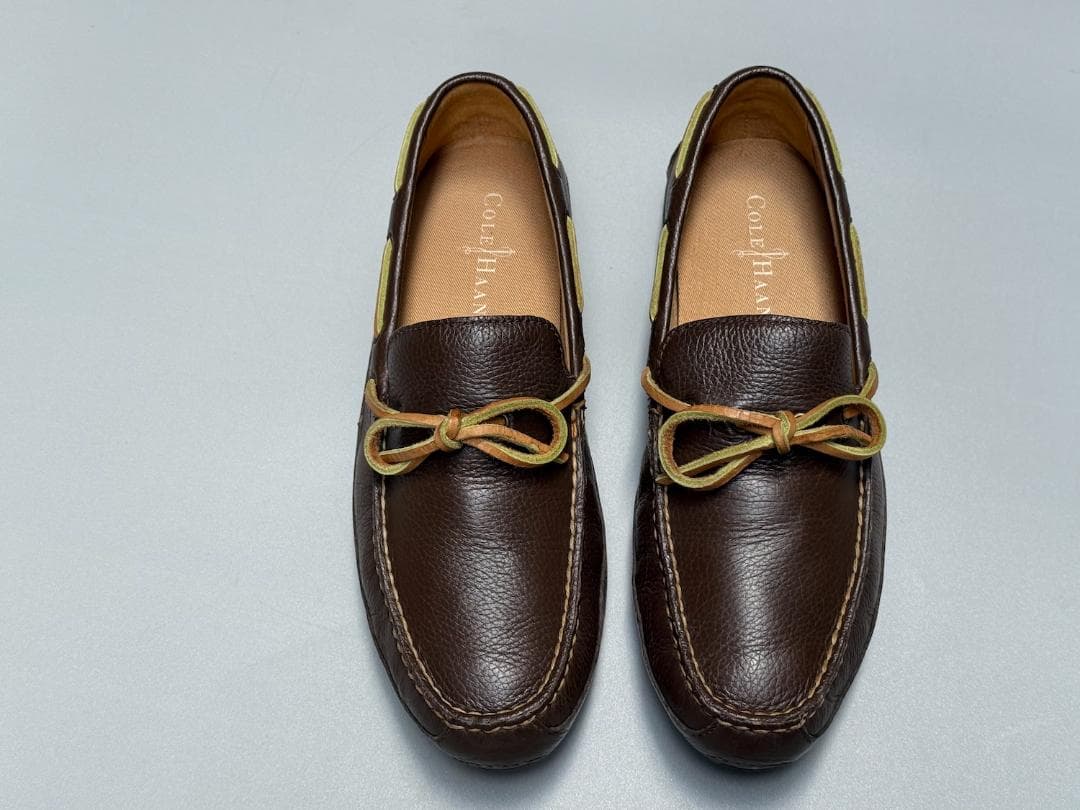 新品 8M/25.5㎝ コールハーン キャンプ モック ドライバー 濃ブラウン