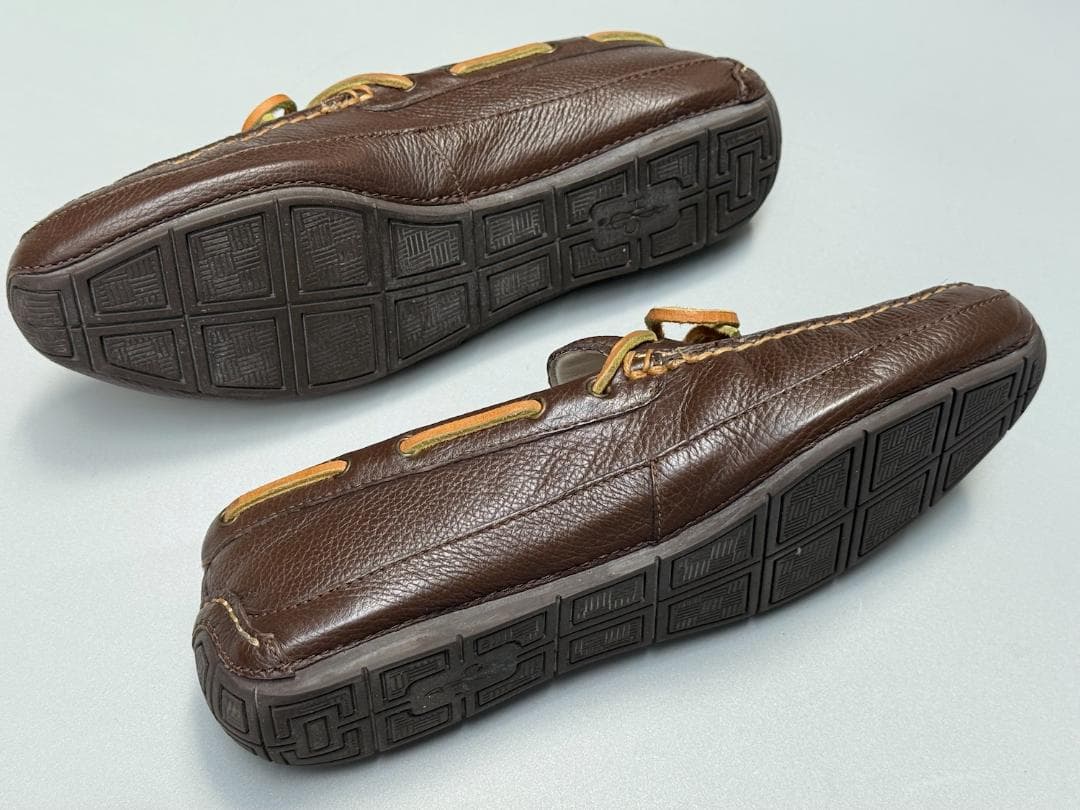 新品 8M/25.5㎝ コールハーン キャンプ モック ドライバー 濃ブラウン