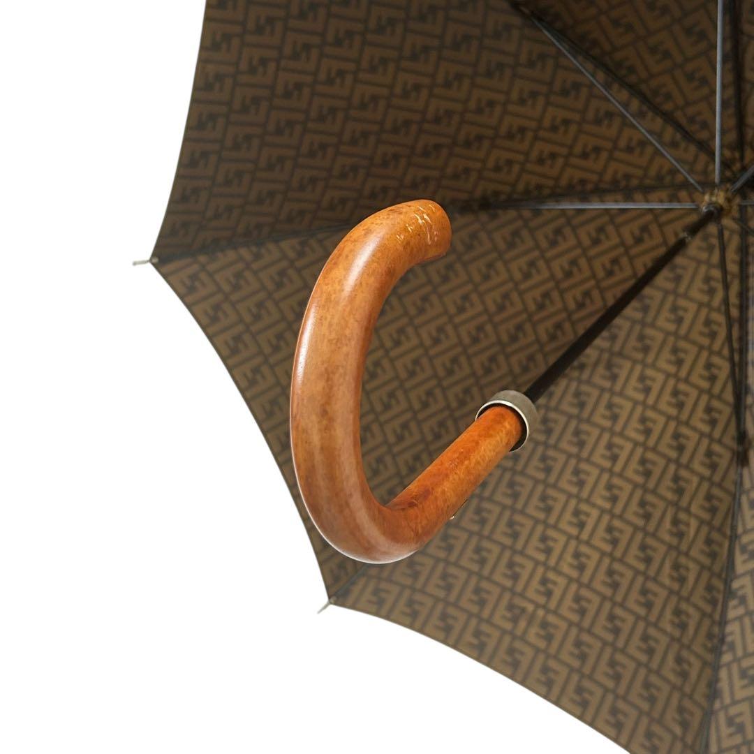 ✨超希少極美品✨ 廃盤品 フェンディ ズッカ FF柄 FFロゴ ゴールド 長傘