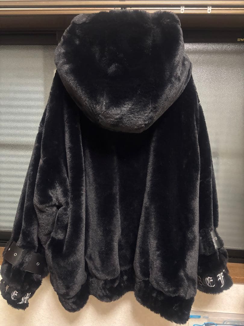 REFLEM レフレム ベルト付きハイネックファーパーカー ファイヤーマン