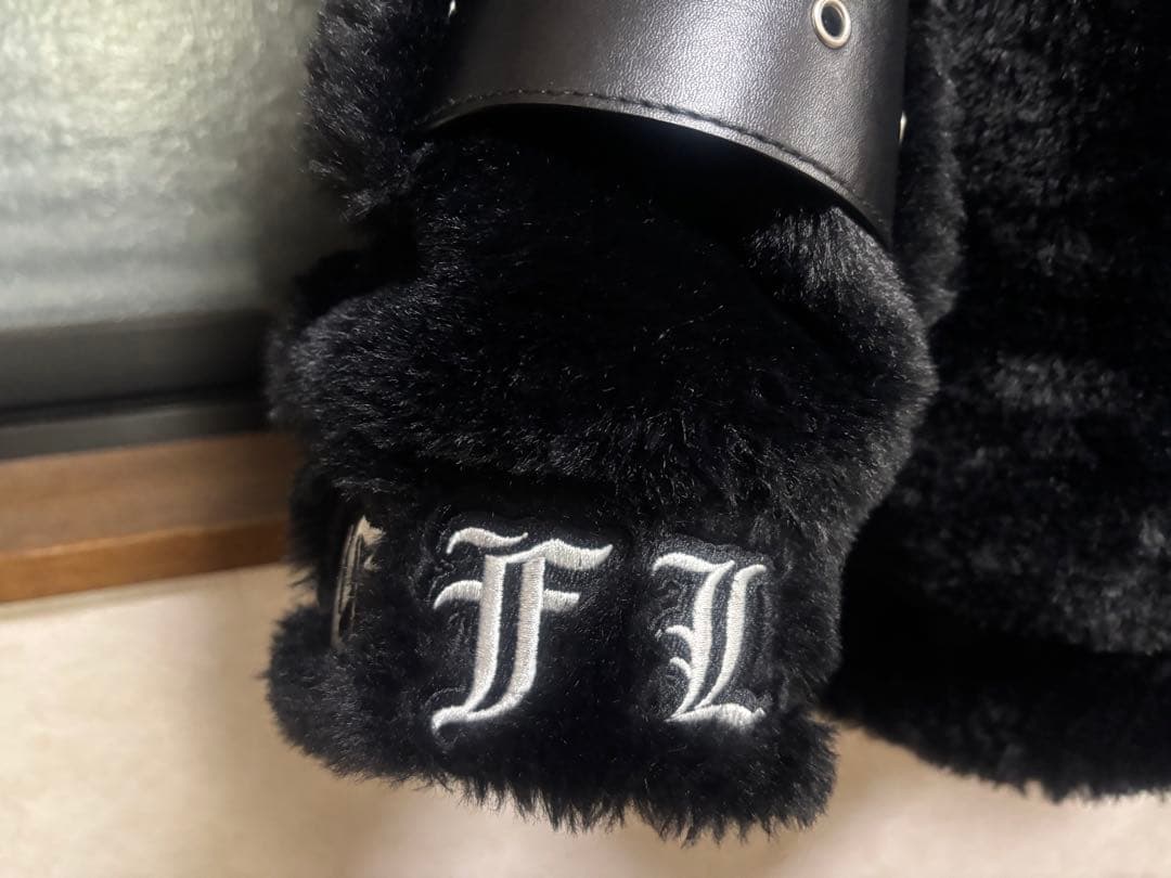 REFLEM レフレム ベルト付きハイネックファーパーカー ファイヤーマン