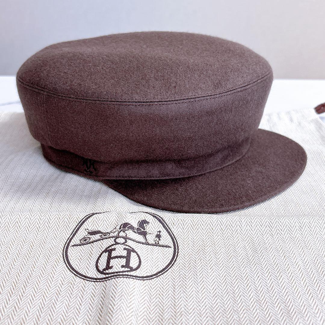 美品❣️ エルメス　キャスケット　マロンブラウン　サイズ58