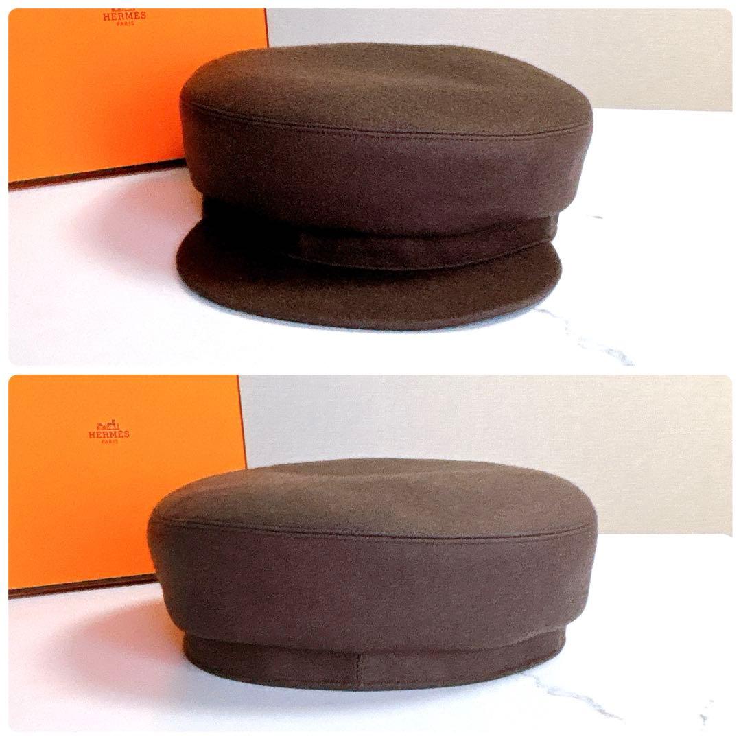美品❣️ エルメス　キャスケット　マロンブラウン　サイズ58