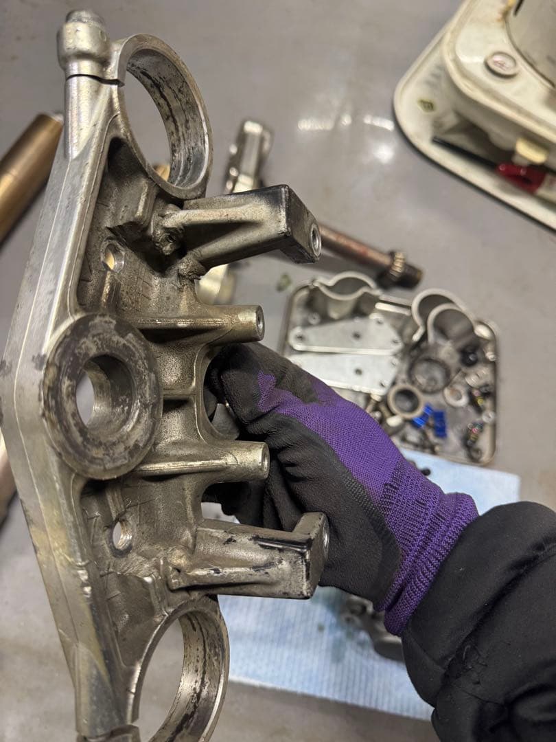 ZRX400 倒立フロントフォーク