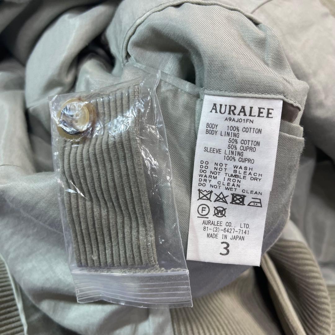 auralee WASHED CORDUROY JACKET オーラリー