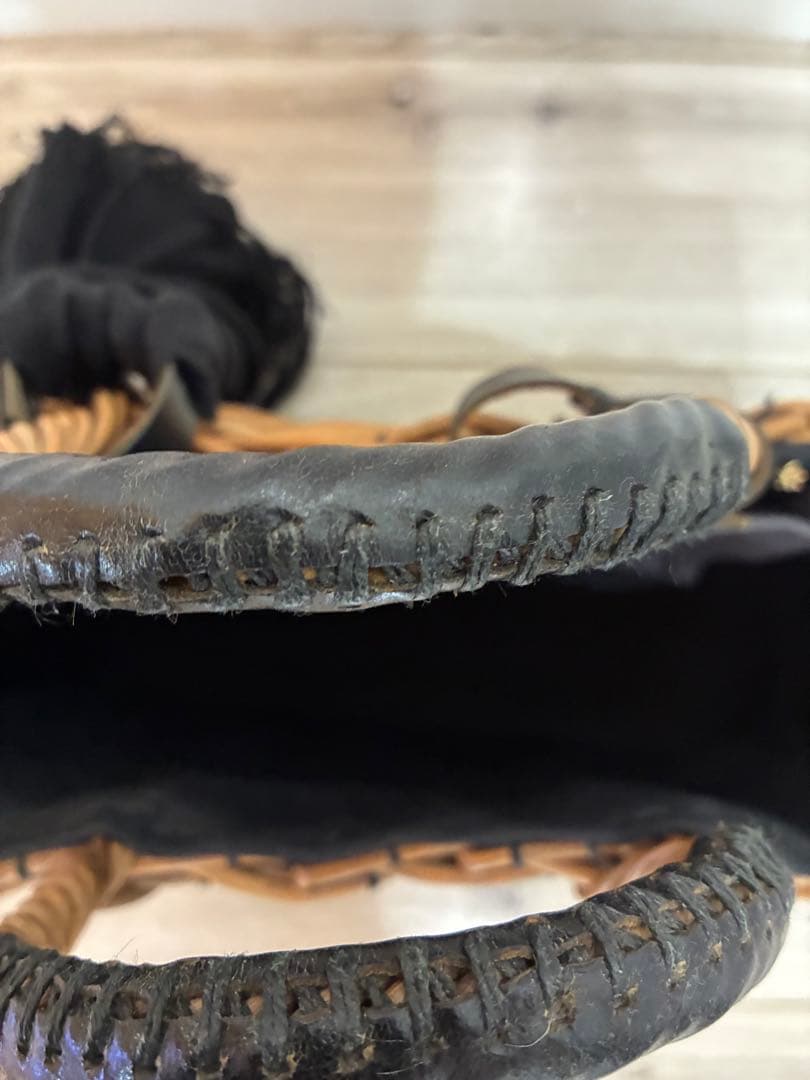 定番完売 エバゴス ebagos 横長カゴバック