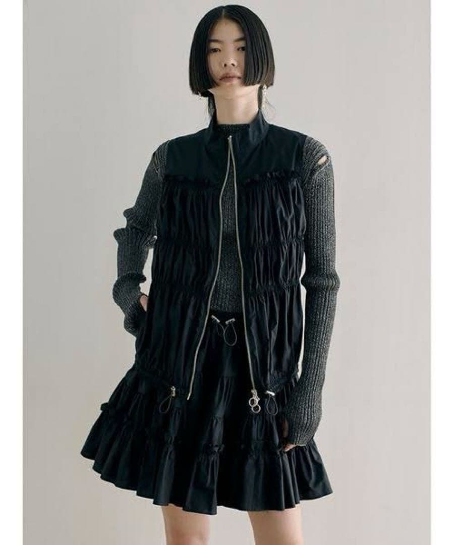 SORIN sheer lame rib top ウサギオンライン　ソリン