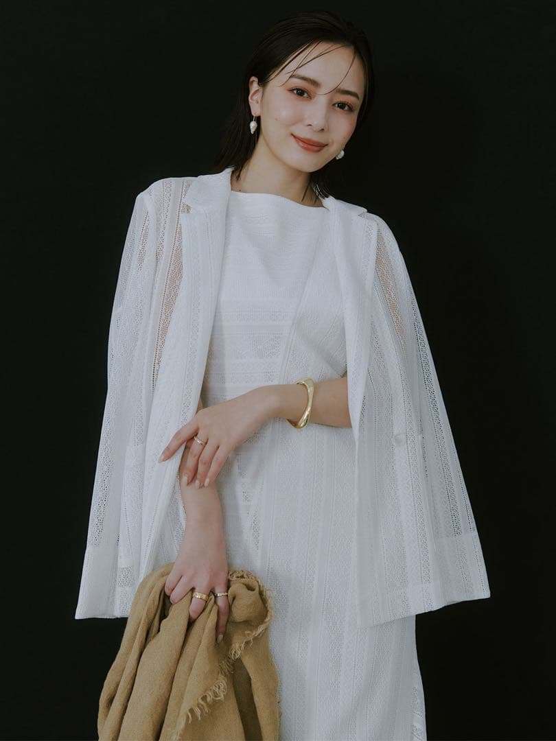 anuans レース ジャケット