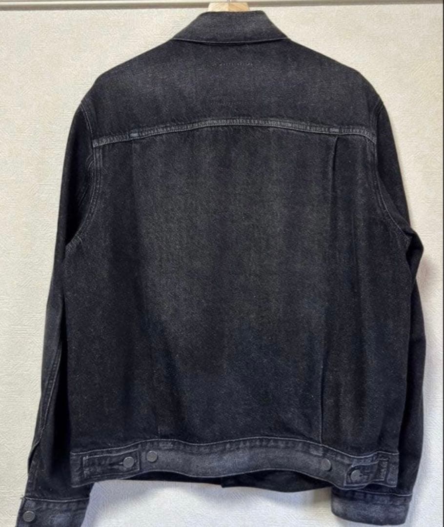 BIOTOP別注　リーバイス　Levi's ブラックデニムジャケット　トラッカー