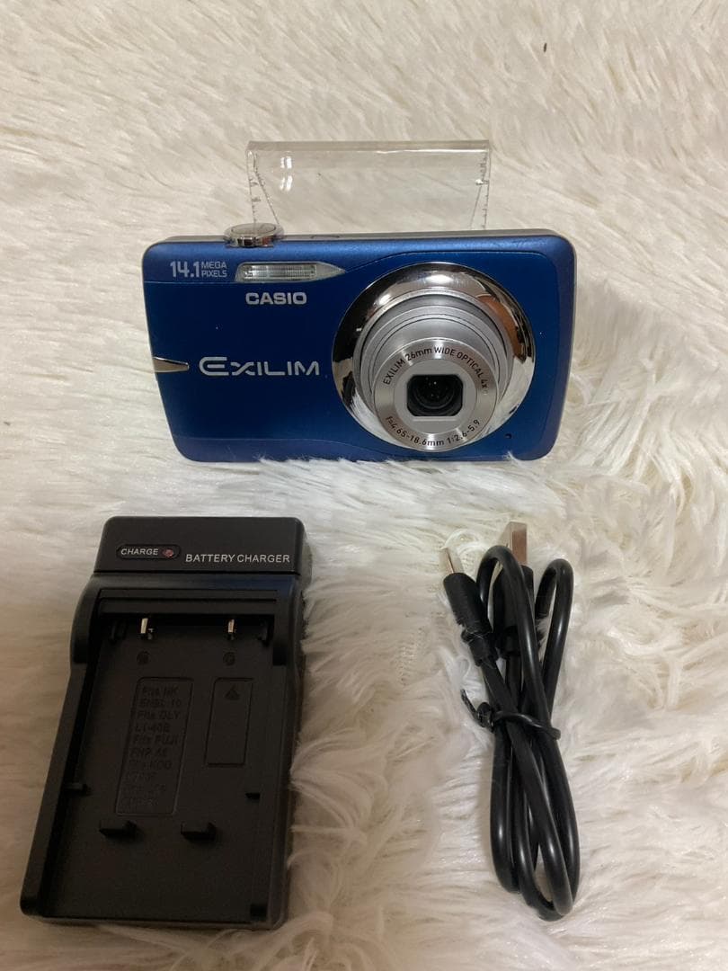 【簡易動作確認済】CASIO EXILIM EX-Z550 デジタルカメラブルー