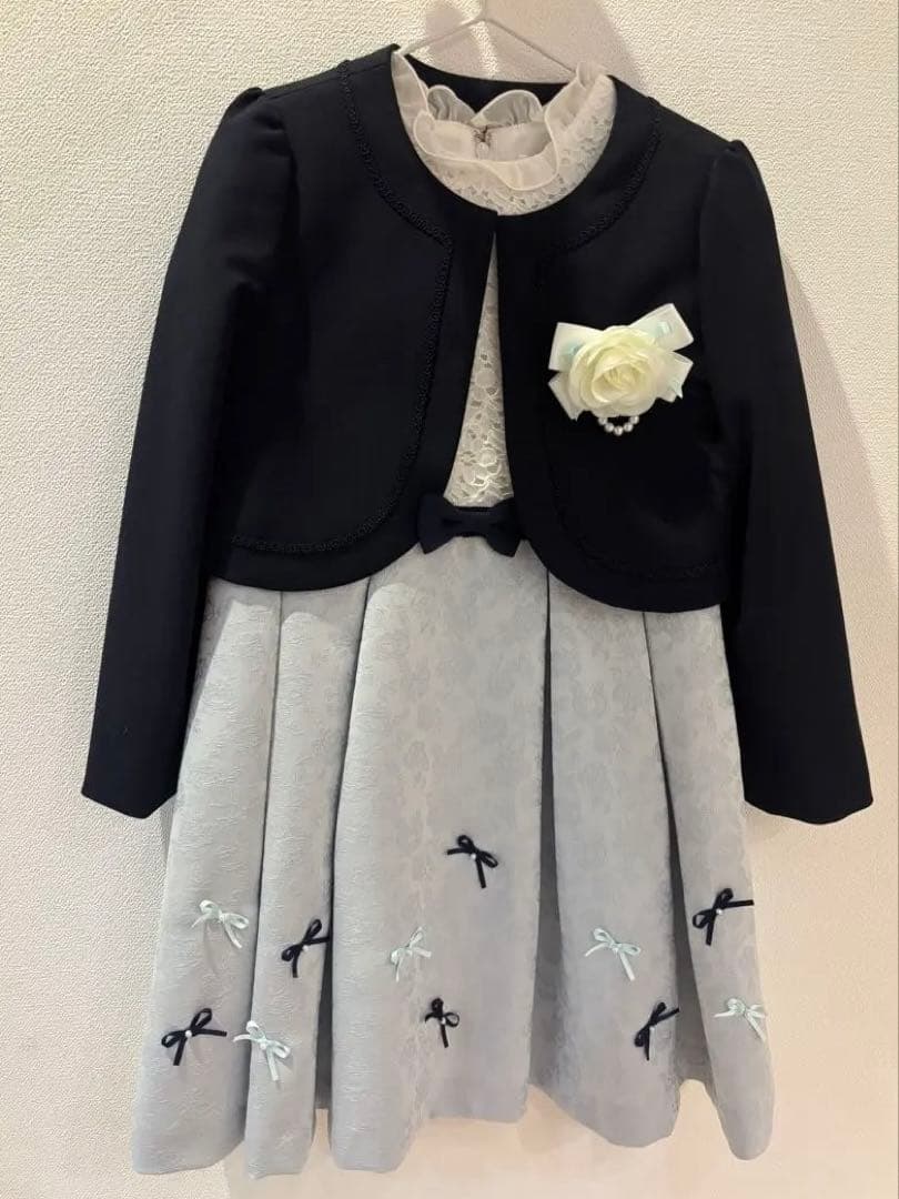 ショパン フォーマルアンサンブル 120 女の子　卒園入学式 ワンピース 結婚式