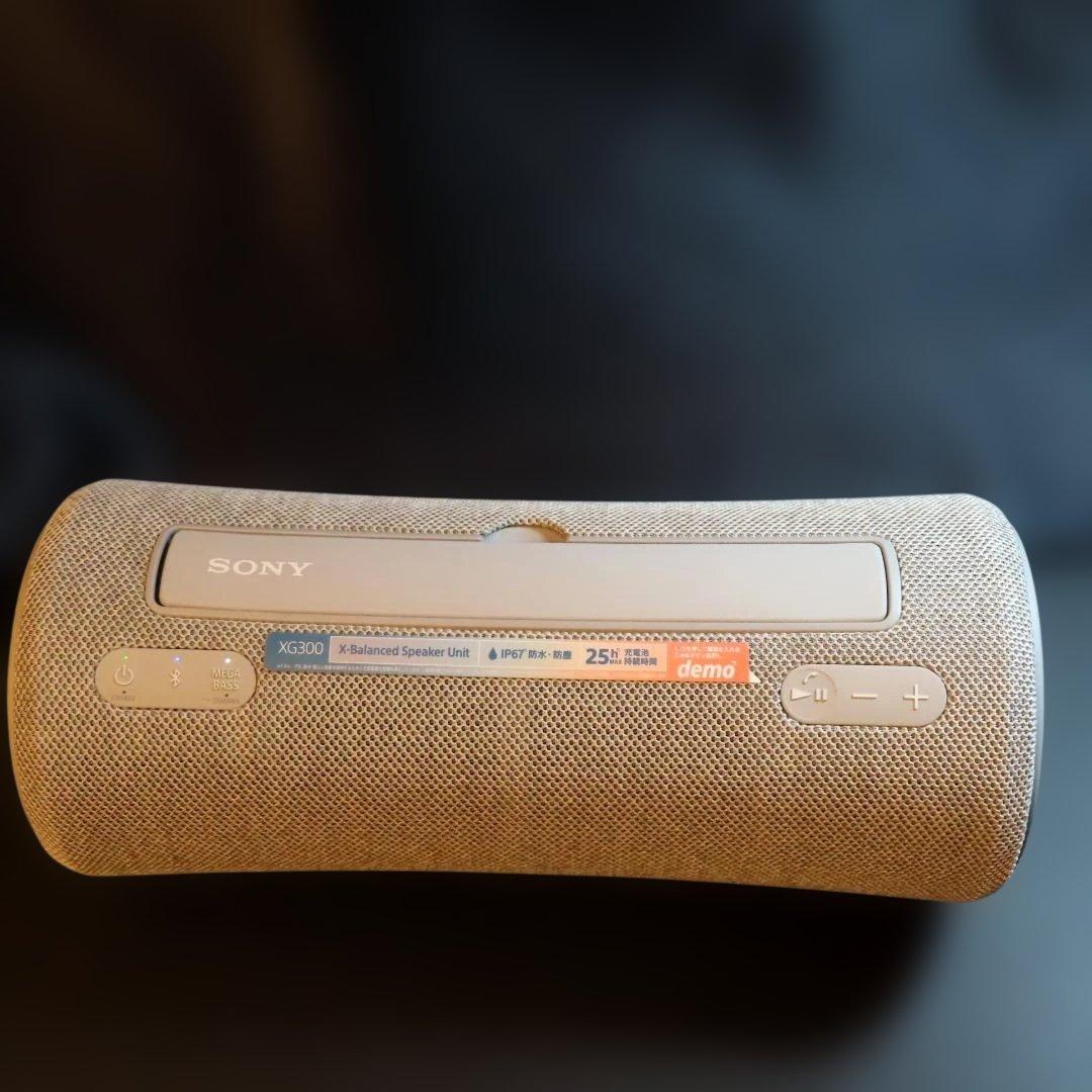 【SONY】 ワイヤレススピーカー SRS-XG300 ライトグレー