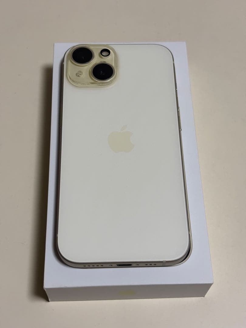 美品　iPhone 15 128GB イエロー