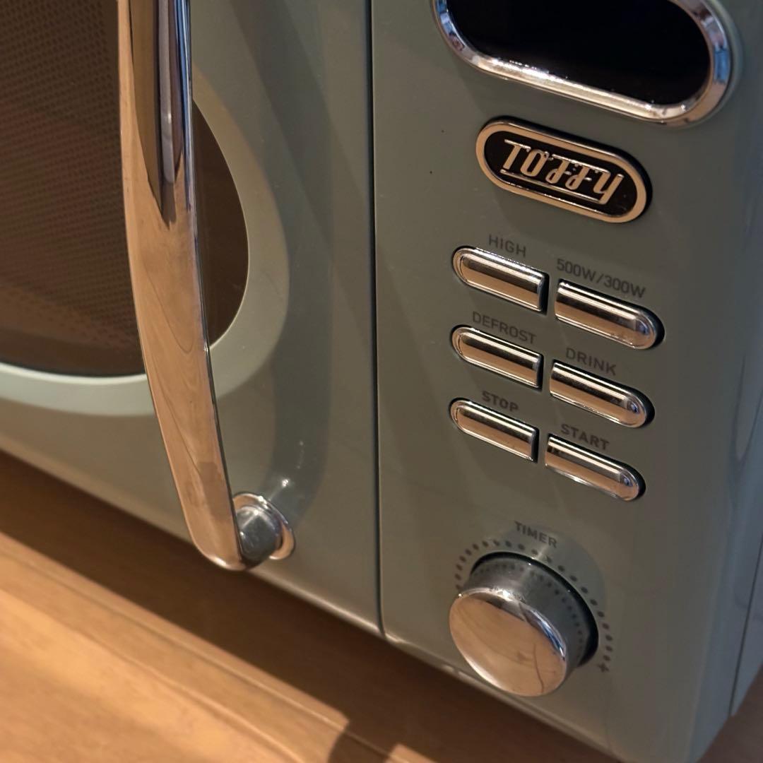 LADONNA Toffy 電子レンジ ライトブルー