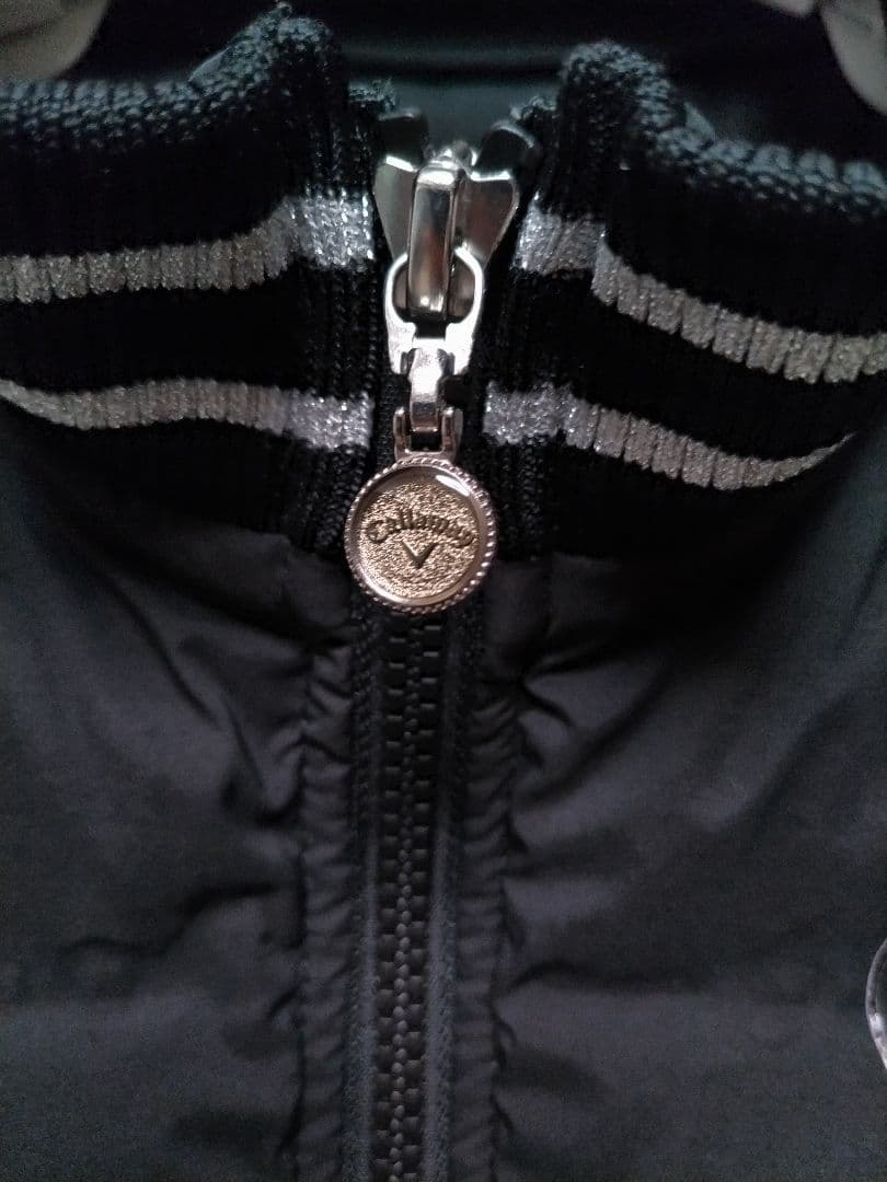 美品　キャロウェイ　ダウンベスト　圧着 キルティング 黒