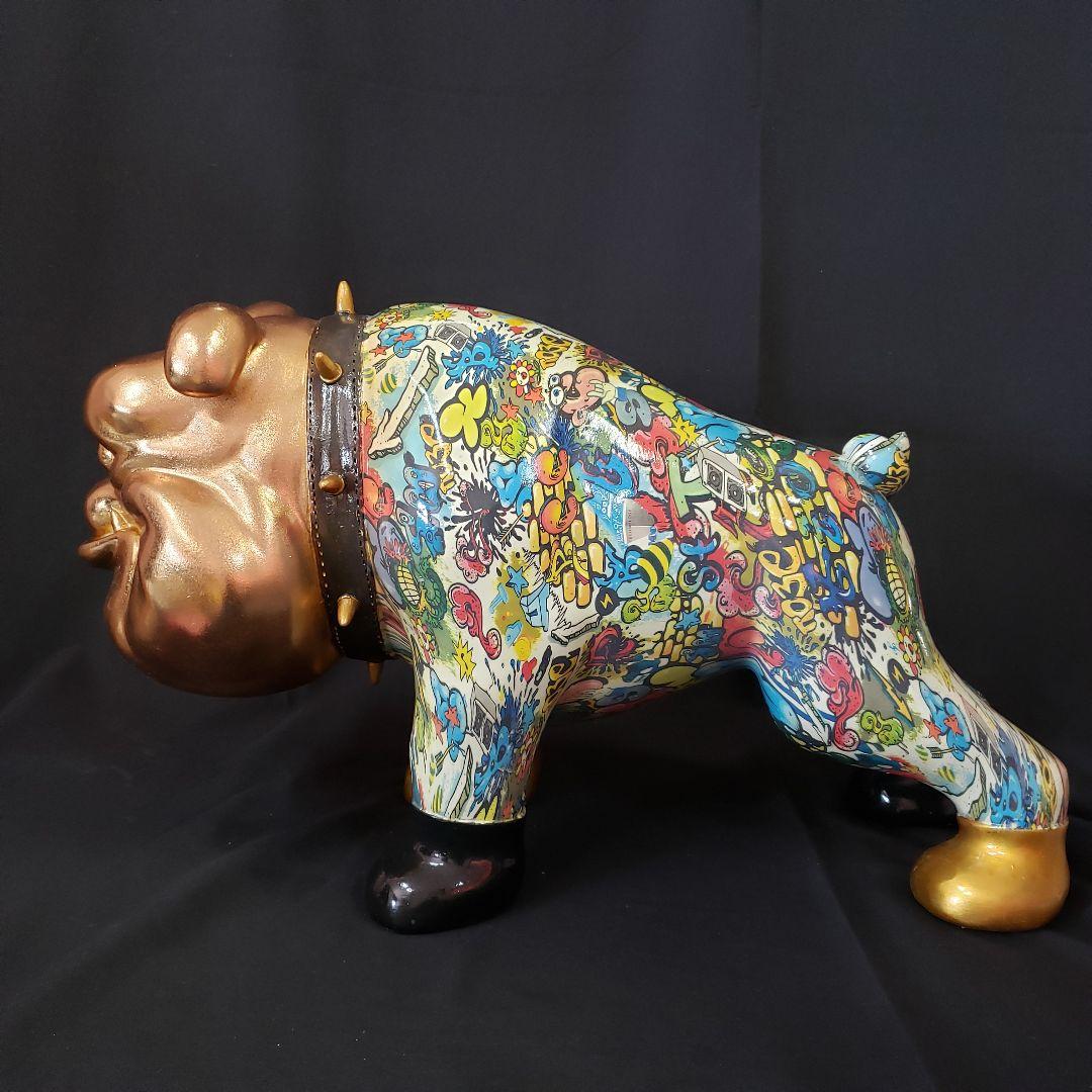 ブルドッグ 犬 オブジェ 置物 インテリア 雑貨 アート