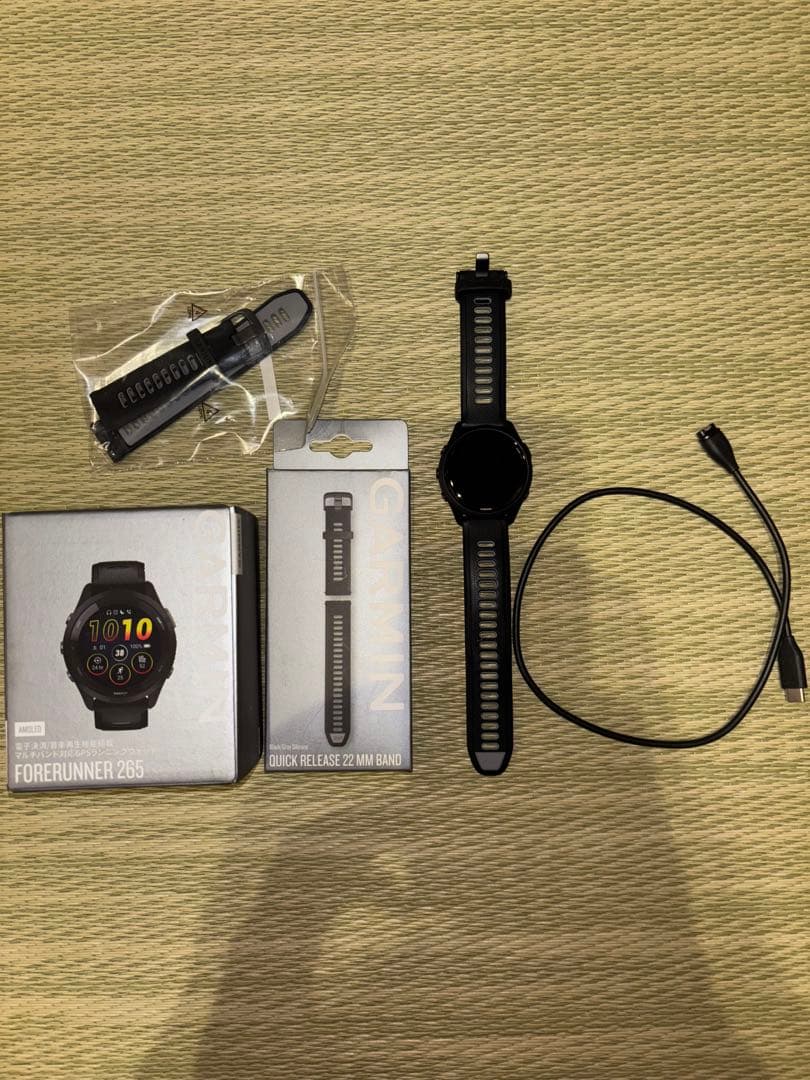 Garmin FORERUNNER 265 ブラック
