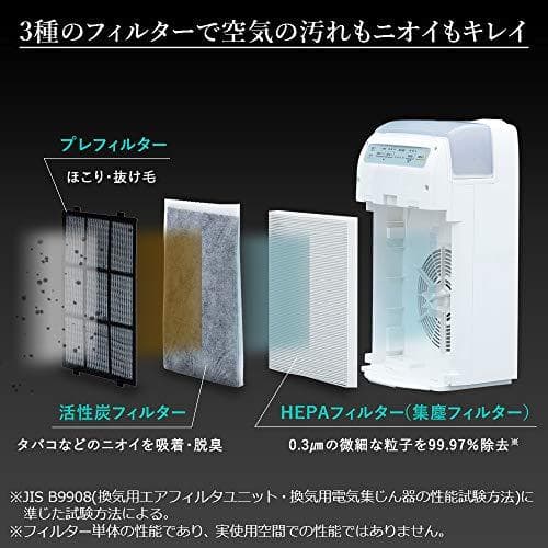アイリスオーヤマ 空気清浄機 加湿機能付き 10畳 加湿空気清浄機 加湿器 po