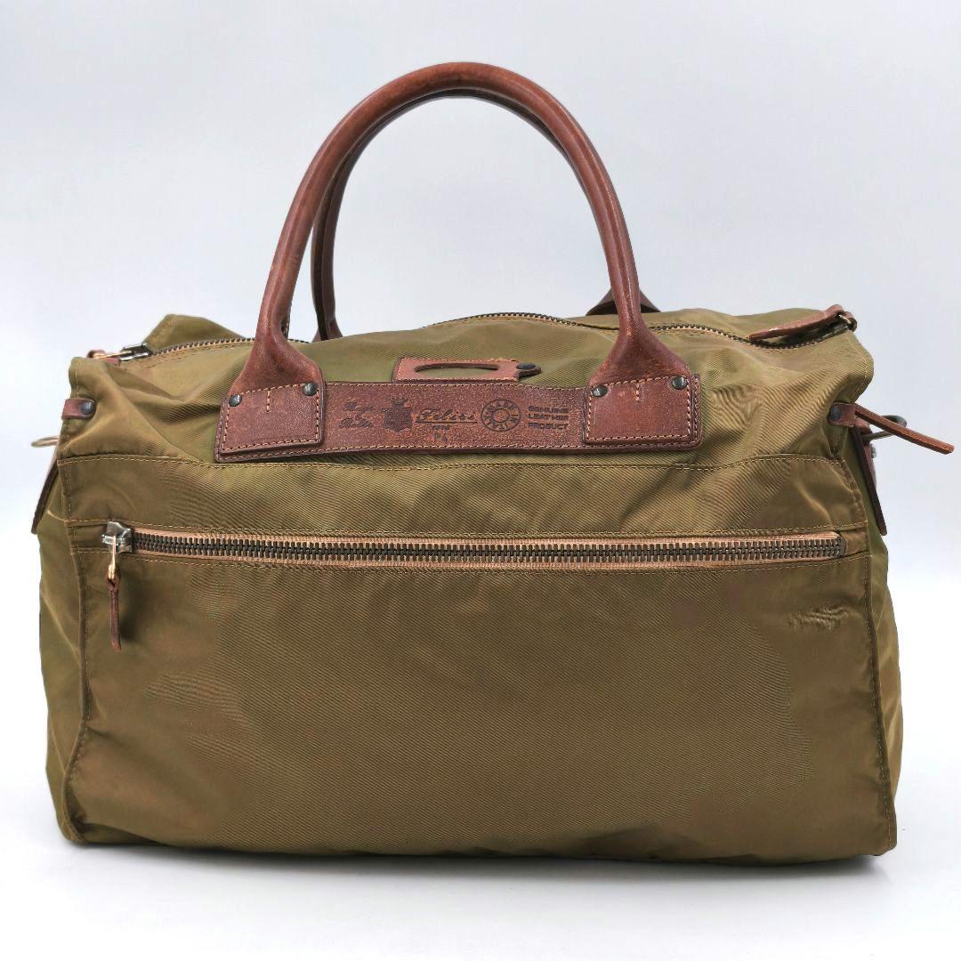 【希少 高級◎】フェリージ ボストンバッグ 2way 肩掛け A4 大容量