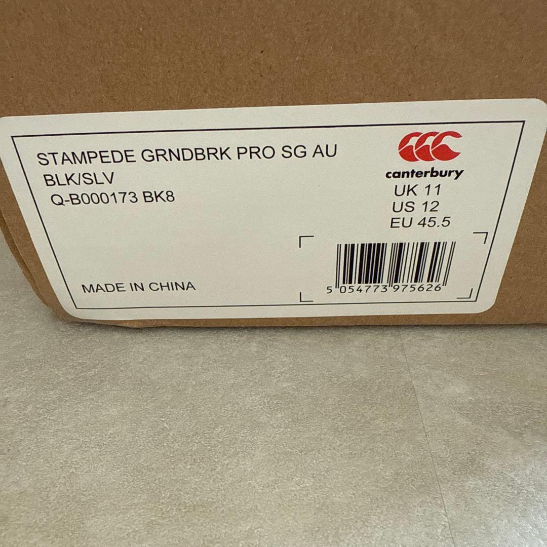 Canterburyブラック スパイクシューズ 29,5-30cm
