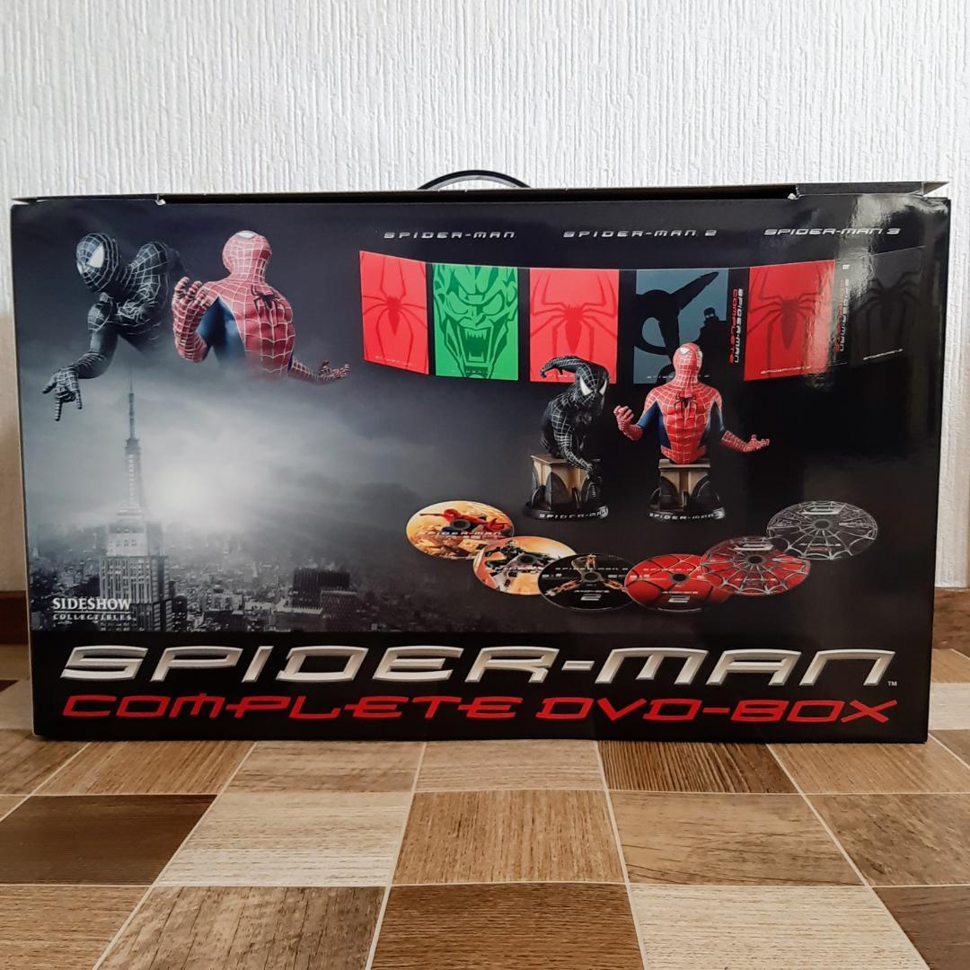 【DVD未開封】スパイダーマン コンプリートBOX フィギュア セット ブラック