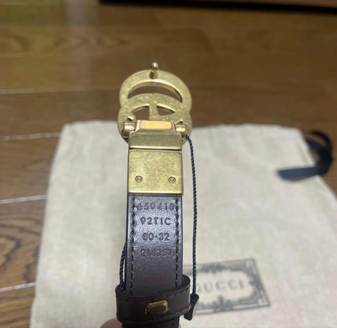グッチ 新品未使用 GUCCI マーモント リバーシブル ベルト