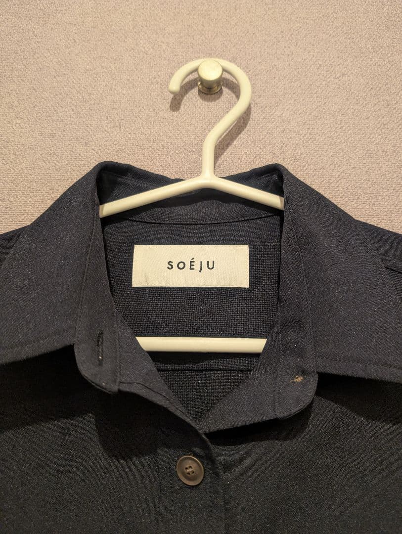 Soeju ソフトオックスシャツワンピース【XS】