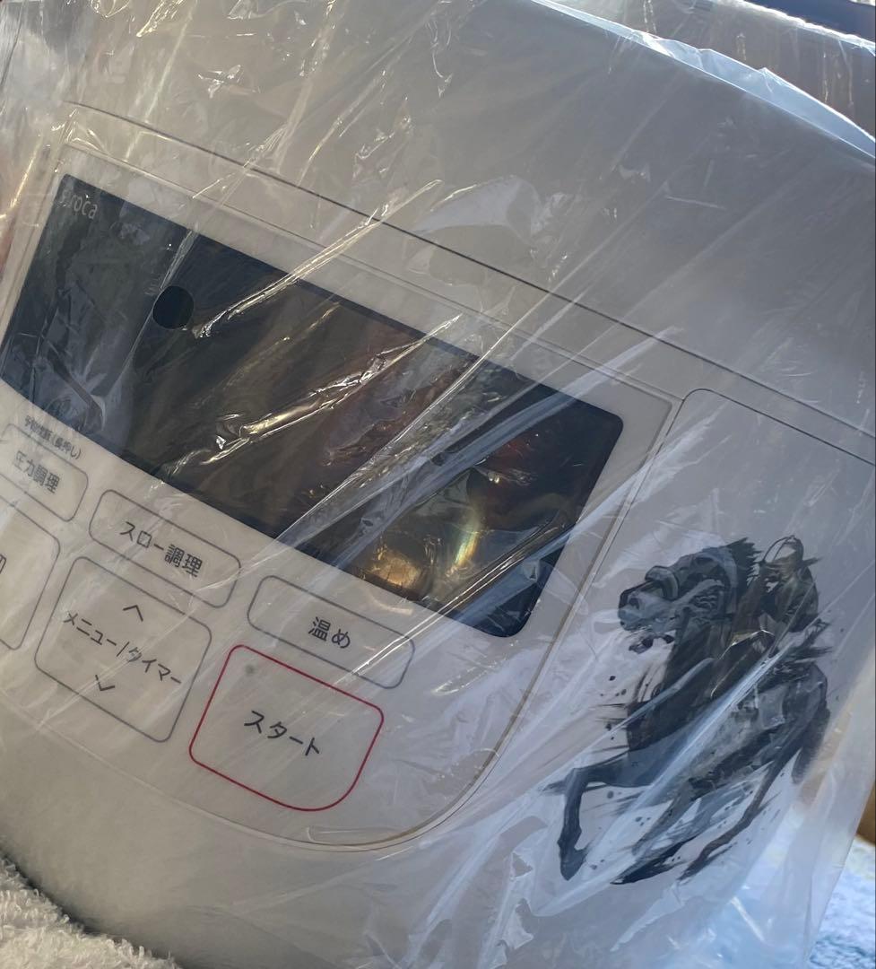 有馬記念デザイン siroca 4L 電気圧力鍋(未通電)