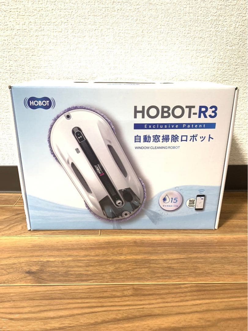 HOBOT-R3 ホボット　窓拭きロボット AI搭載 ガラス 水拭き 乾拭き