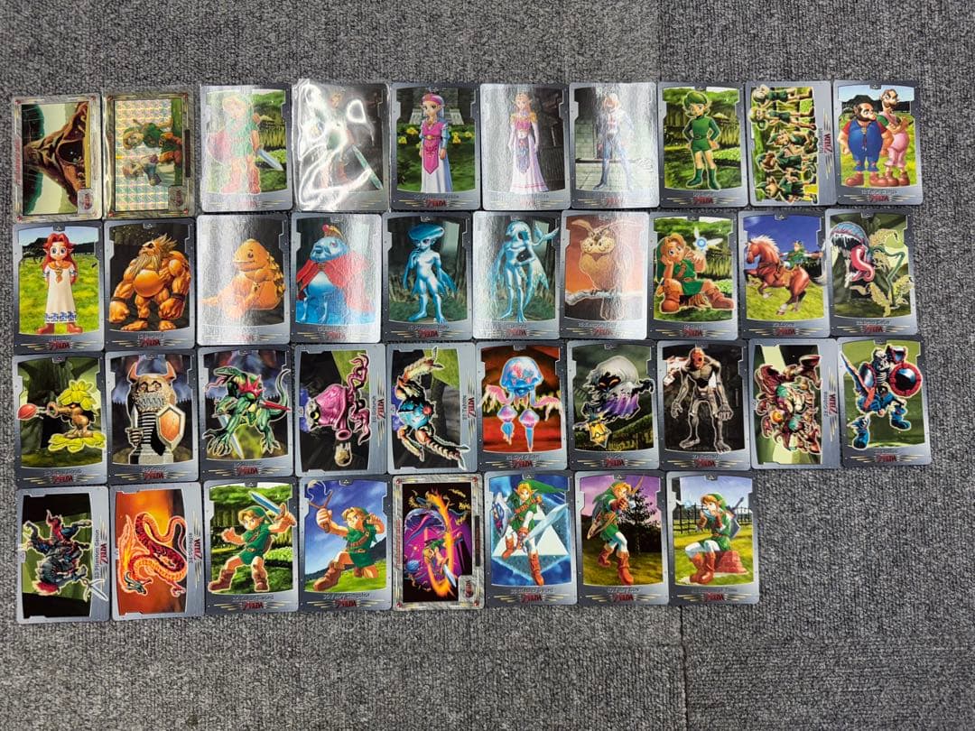 ゼルダの伝説　カードダス　時のオカリナ　ノーマルコンプ　レア　セット　38枚
